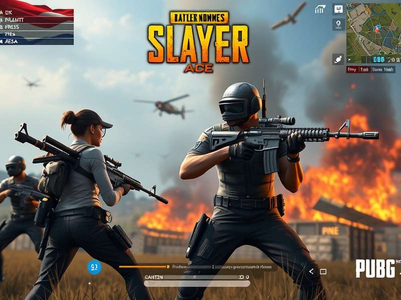 PUBG Slayer Ace gameplay showcasing intense battle royale action