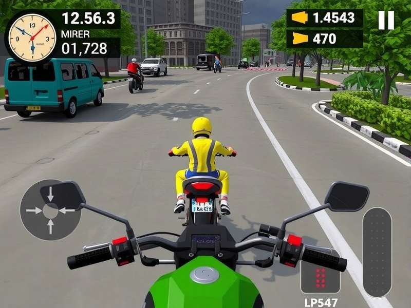 Traffic Rider Pune Bikes control interface