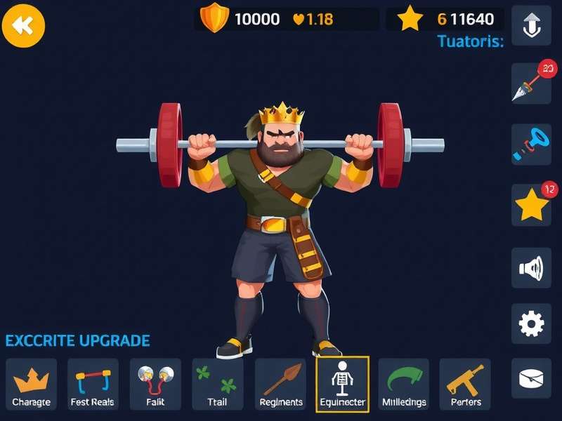 Weightlifting King Character Customization