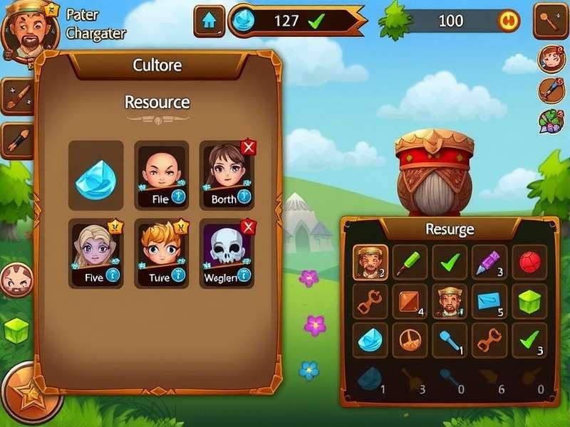 Cumin Rise Power Quest character customization interface