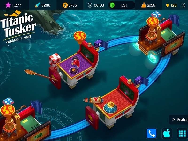 Titanic Tusker feature showcase with multiple gameplay elements