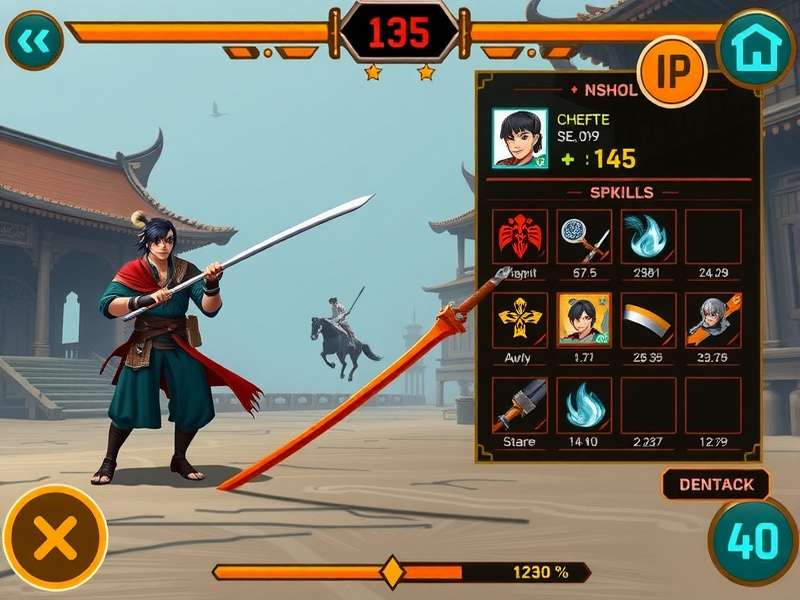 Bengal Samurai Heroes skill customization interface
