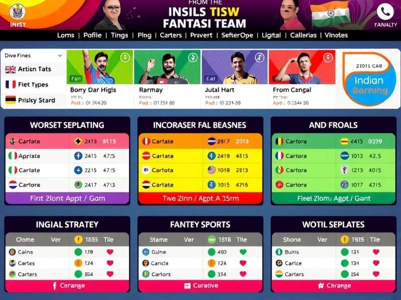 Fantasy team selection process