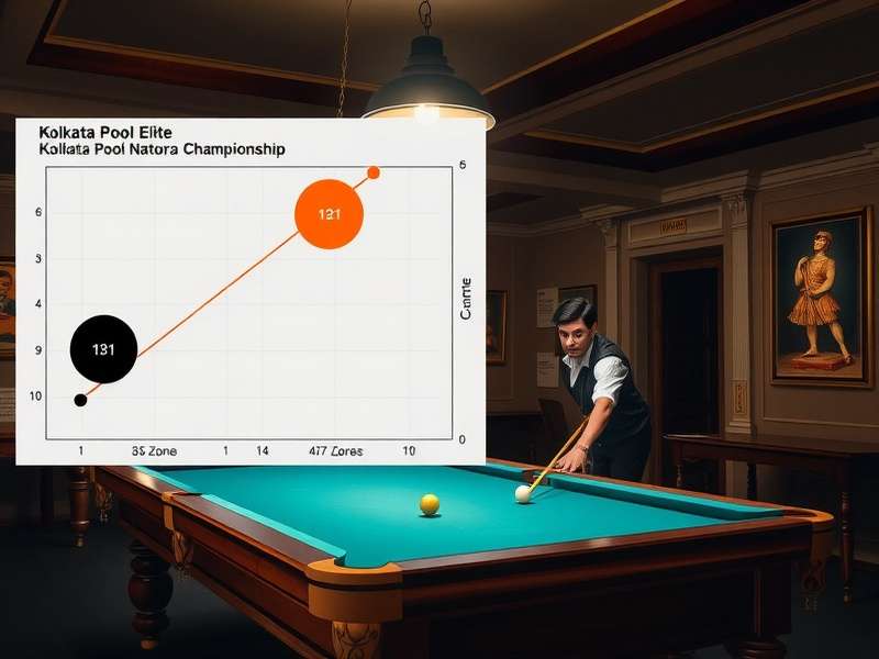 Historical Kolkata billiards club from early 20th century