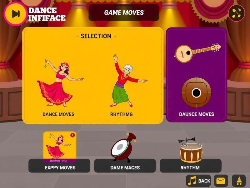 Beat Bhangra Bonanza gameplay screenshot showing dance moves and rhythm interface