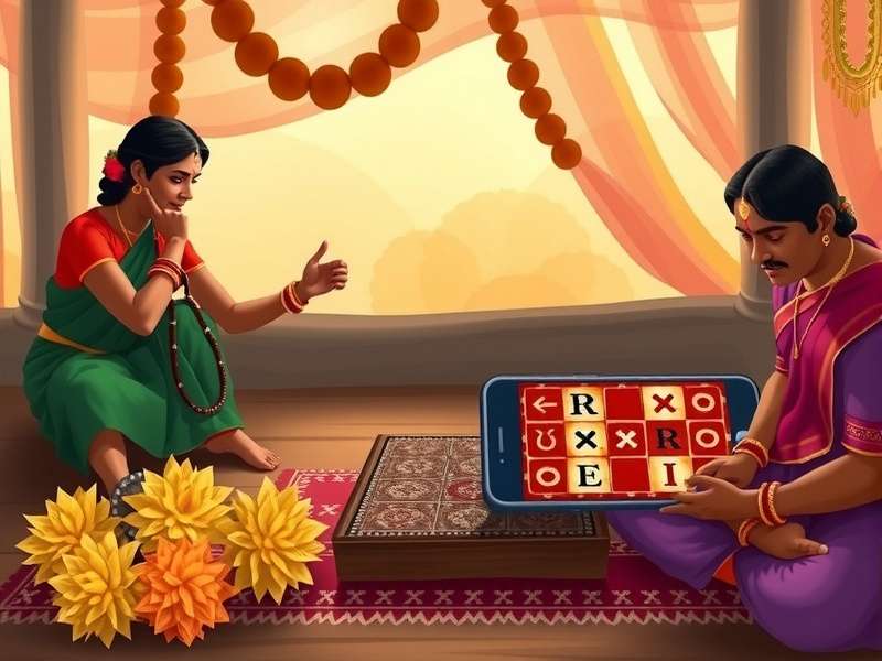 Cultural representation of Tic Tac Toe Malayali in Kerala festivals