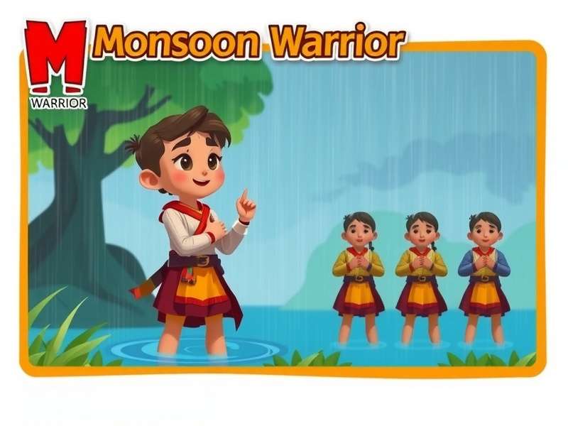 Monsoon Warrior educational module about water conservation