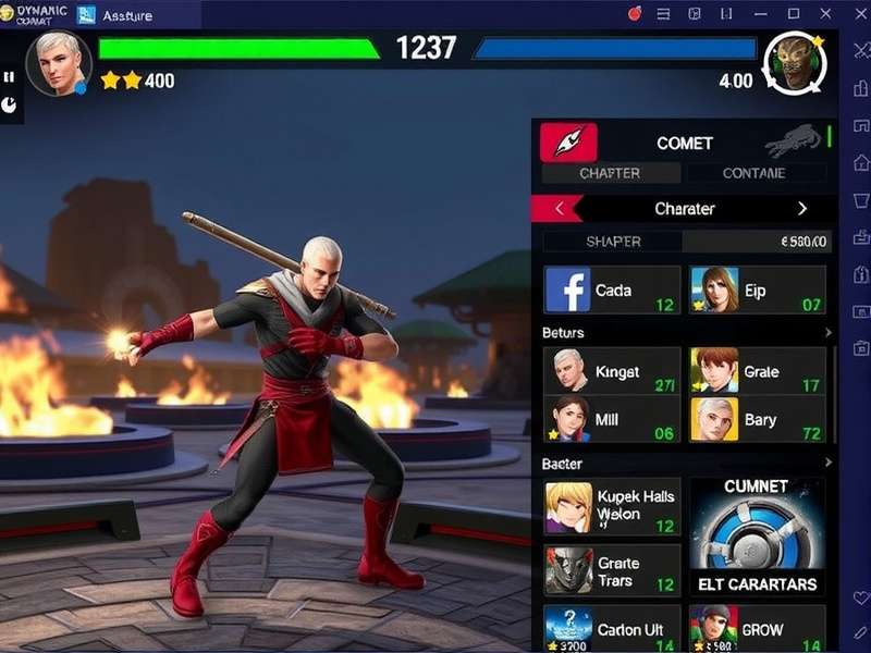 Dynamic Combat gameplay screenshot showing character in action