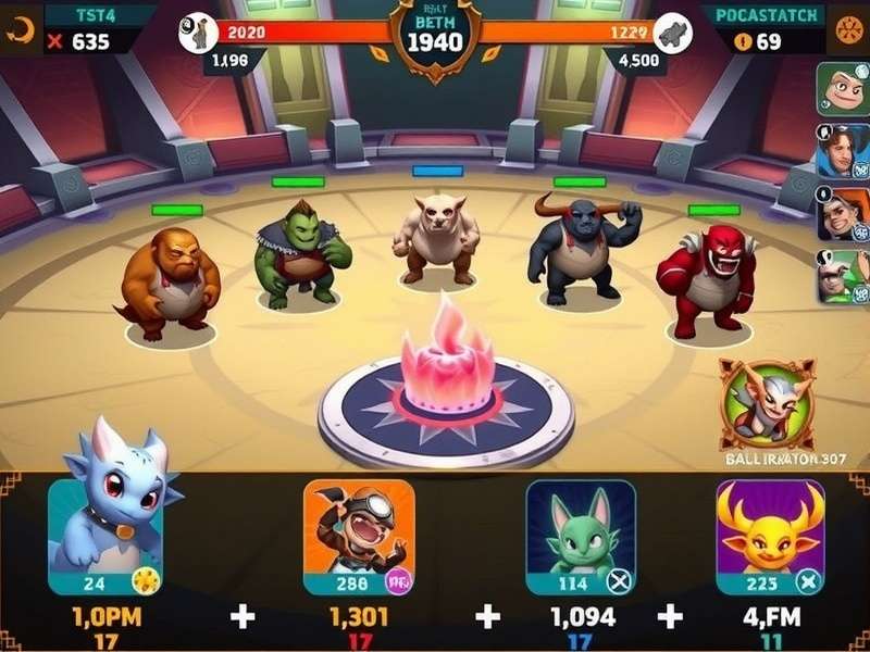 Ballin Beasts India gameplay screenshot showing character selection and arena