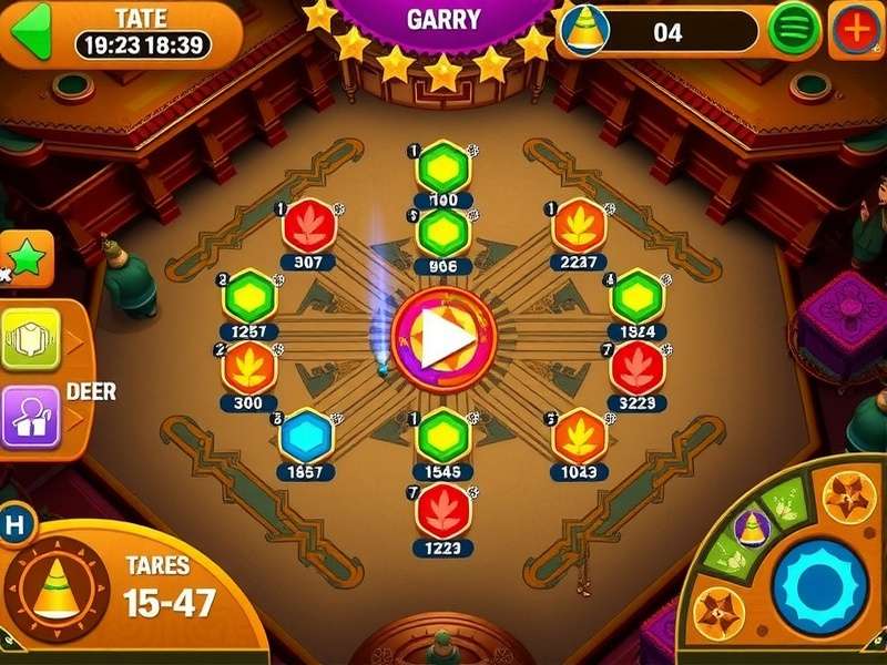 Desi Ginger Frenzy gameplay screenshot showing colorful interface