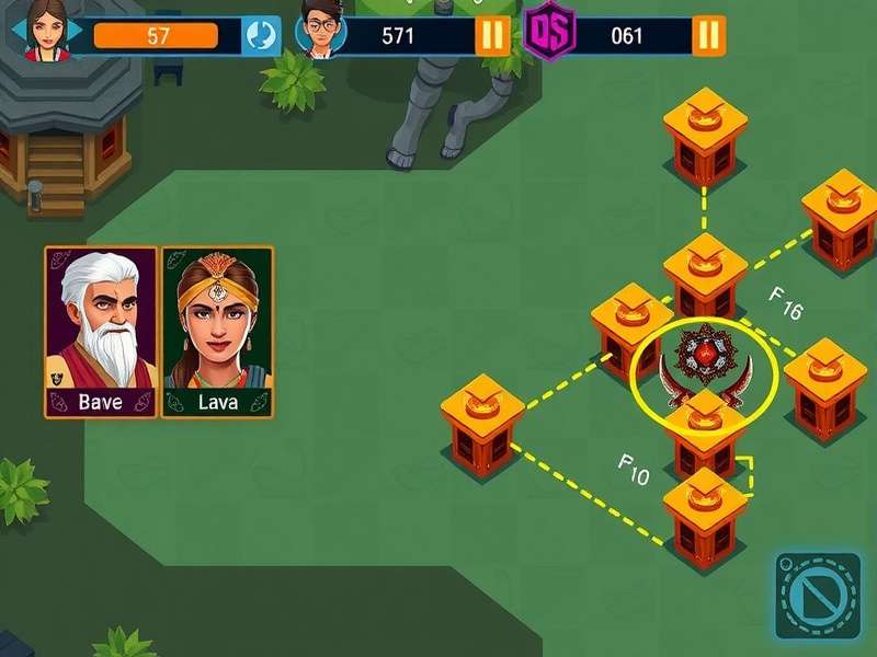 Desi Coop Defenders strategy map showing optimal tower placement and coordination