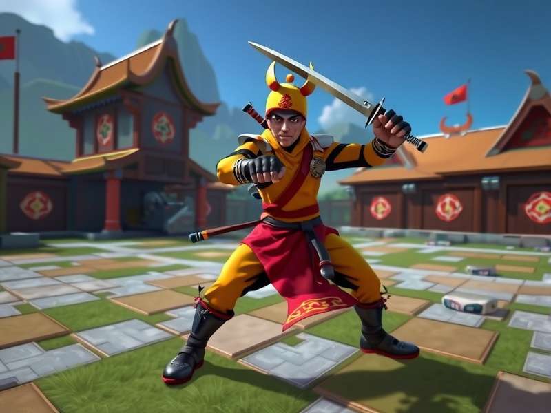 Main character from Ninja Storm Nawanshahr in action pose