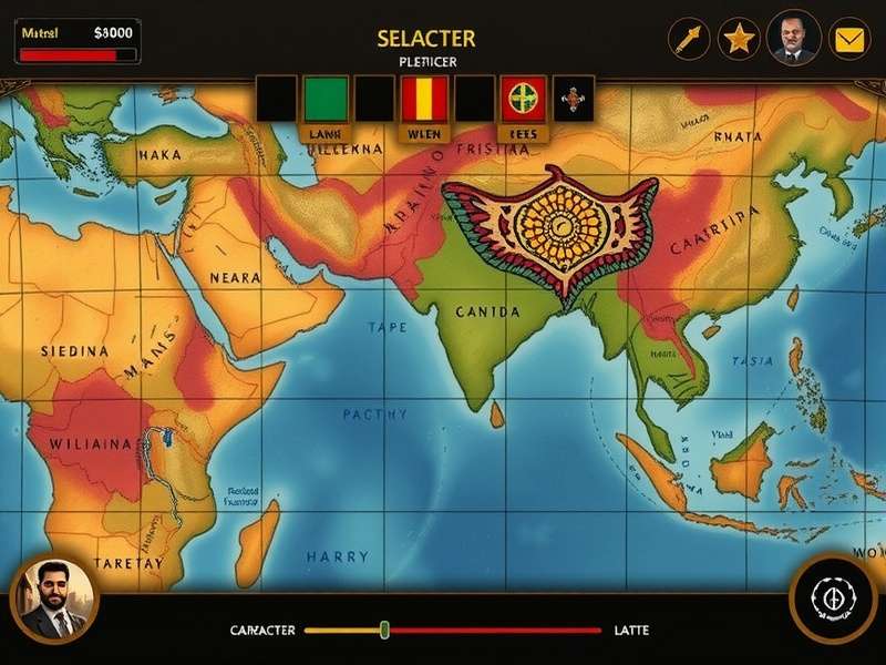 Character selection screen in Indian Independence Warrior