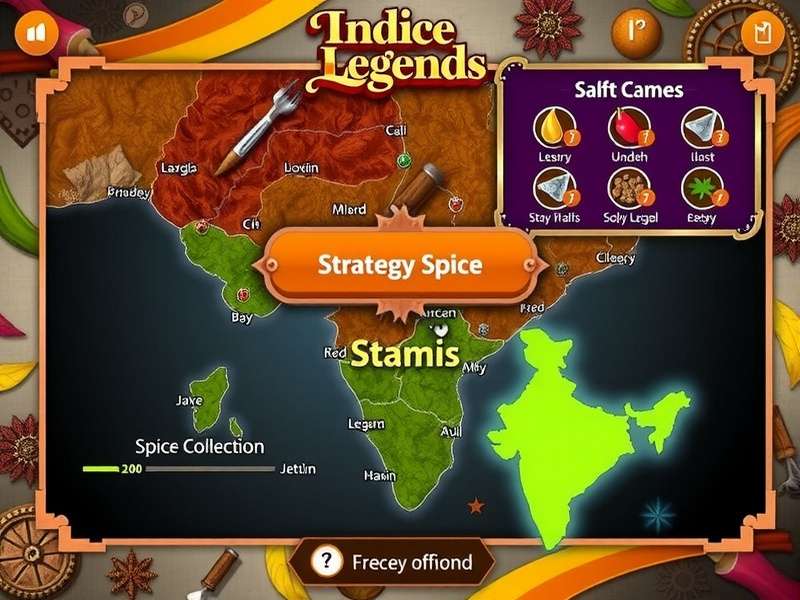 Indian Spice Legend Strategy Map