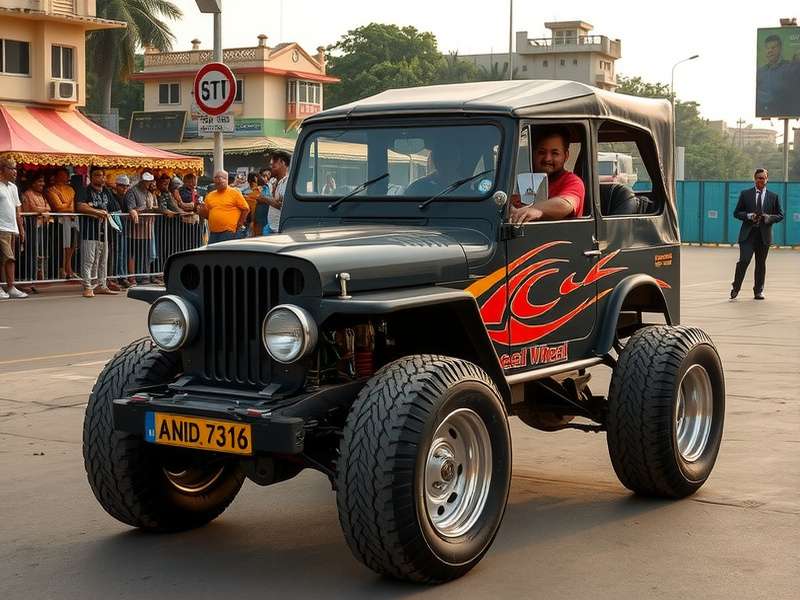 Extreme Wheel Challenge competition action shot