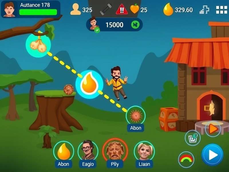 Desi Ginger Frenzy strategy interface showing game mechanics