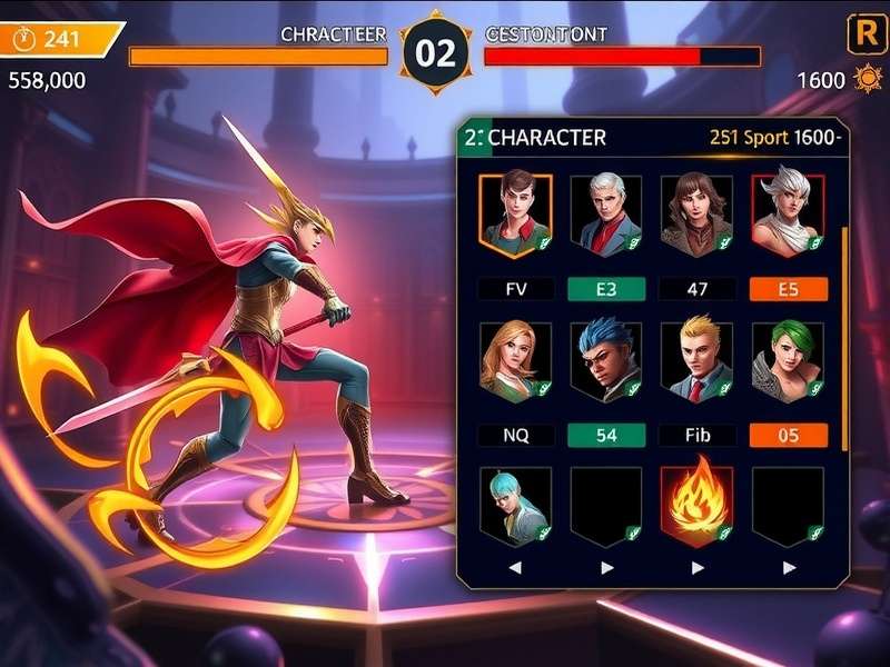 Royal Magnificence Combat character customization interface
