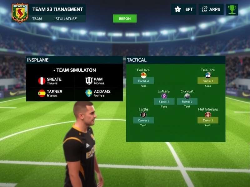 Footy Tiger Elite tactical customization interface