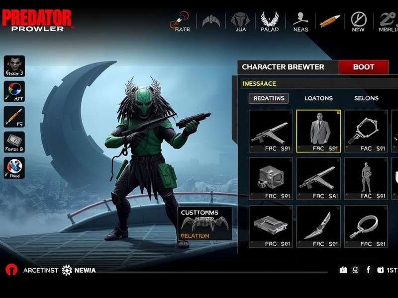 Predator Prowler Game Interface