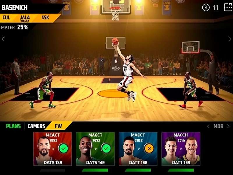 Ballin Champion X gameplay screenshot showing basketball action