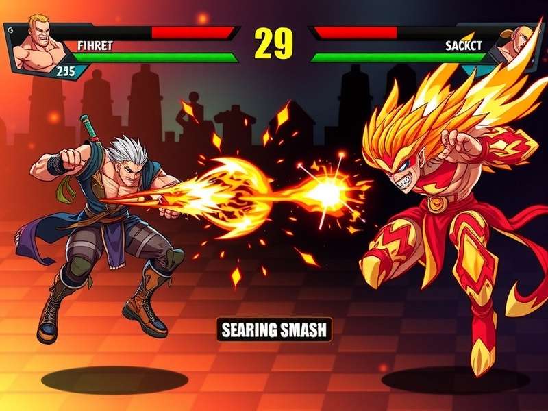 Searing Smash character selection screen