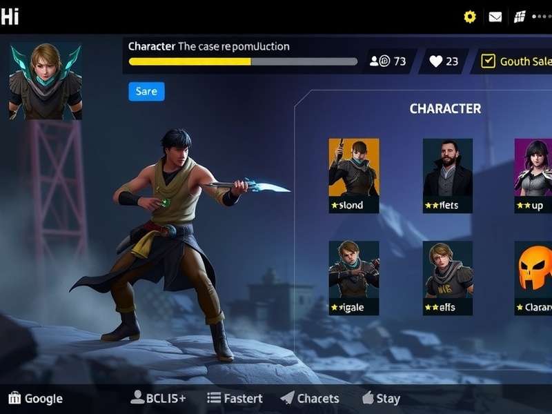 Dynamic Combat character progression interface