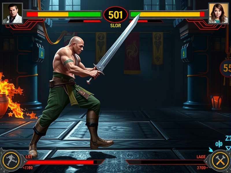 Dynamic Combat character selection screen