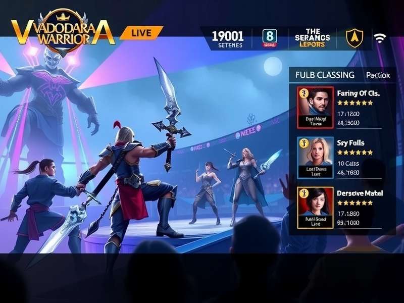 Vadodara Warrior esports tournament with live audience