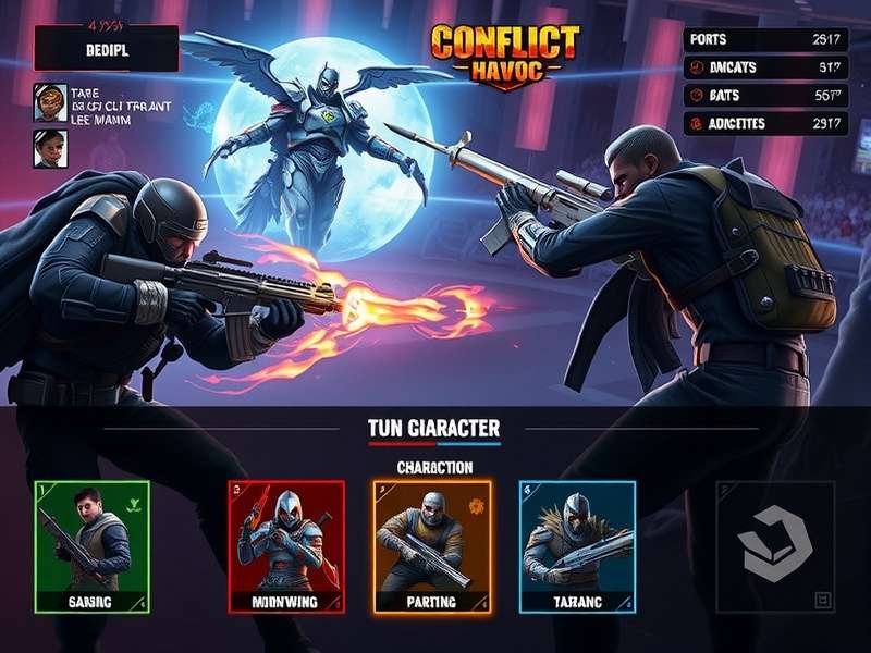 Conflict Inferno Havoc esports tournament scene with enthusiastic audience