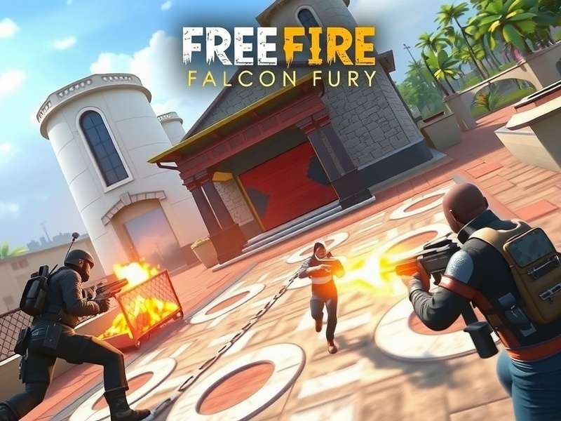 Free Fire Falcon Fury weapon customization and attachment system