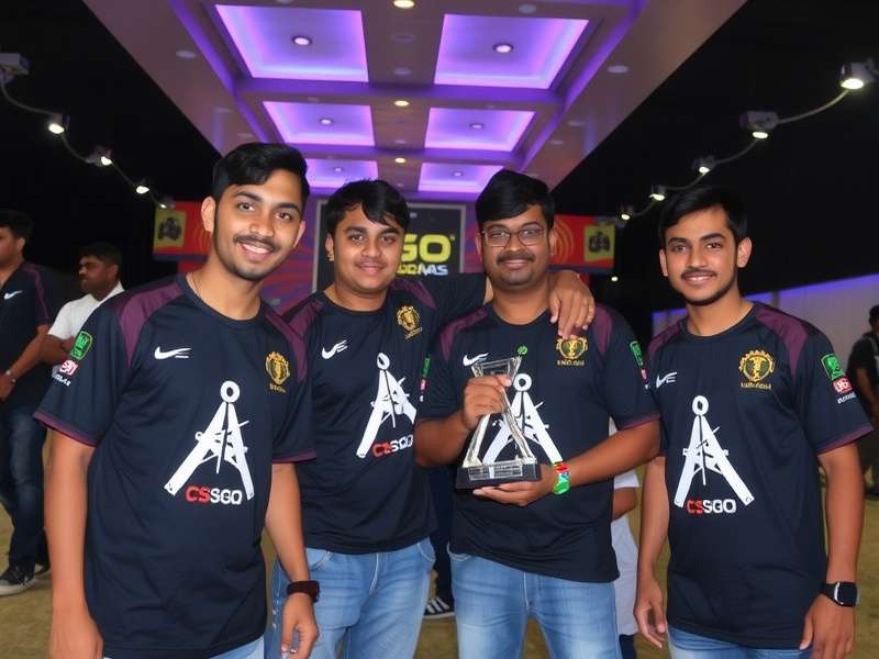 Kochi CSGO Assassins celebrating tournament victory