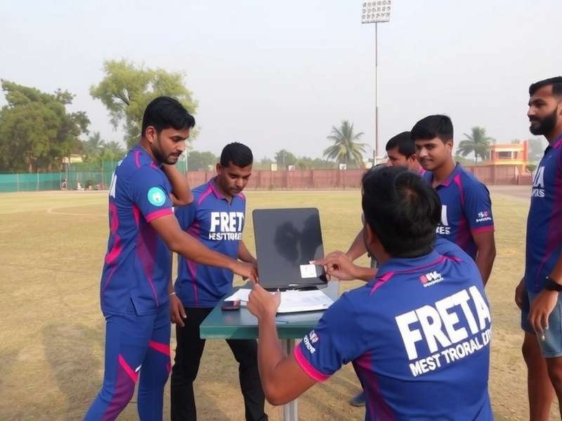 Sarnath Strikers Squad celebrating tournament victory