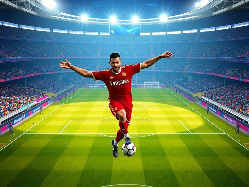 Artist's rendering of the FIFA World Cup 2026 opening ceremony stage with dazzling lights