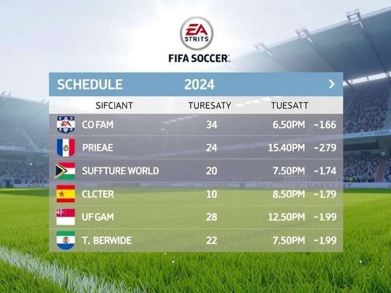 FIFA 2024 Tournament Stadium with excited fans