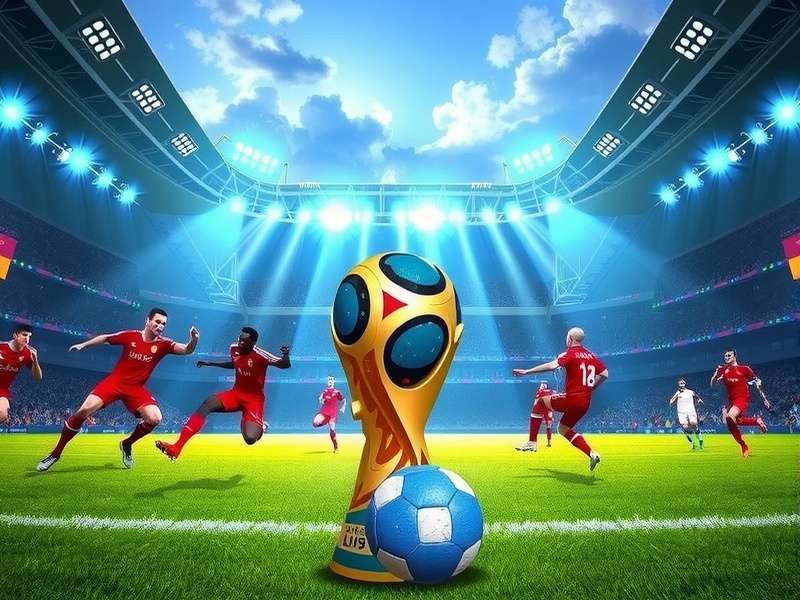 FIFA World Cup Qualifiers match scene with players in action