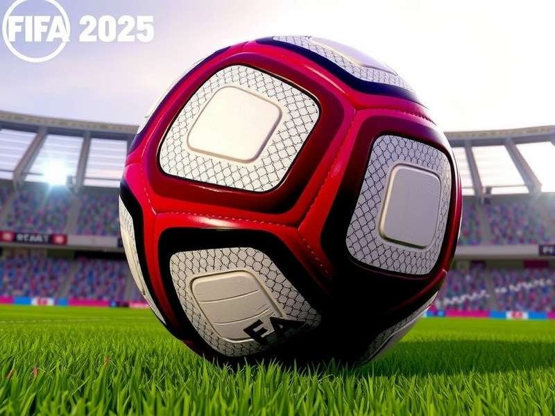 Official FIFA Soccer Ball 2025 on a green pitch
