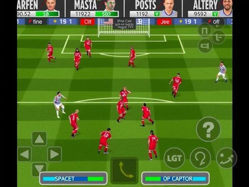 FIFA Soccer 97 Virtual Stadium screenshot showing a packed crowd and detailed pitch