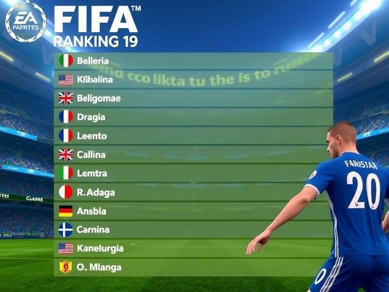 Global FIFA Soccer Rankings Visualization Map