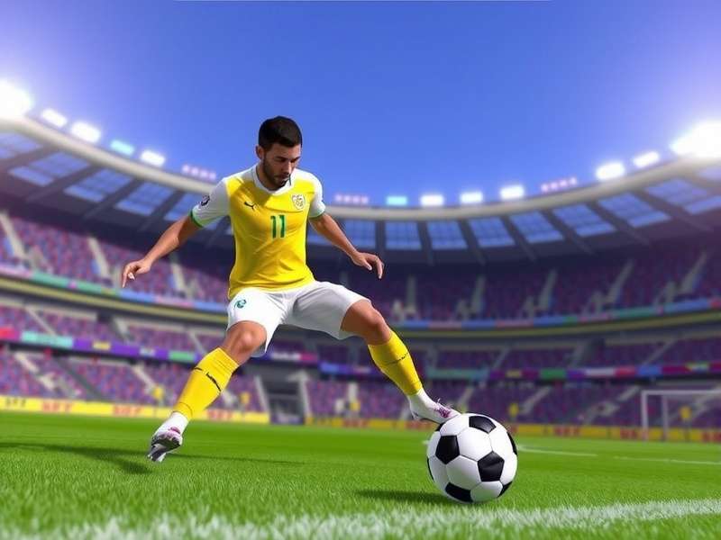 The iconic FIFA World Cup trophy held aloft by a winning captain amidst confetti