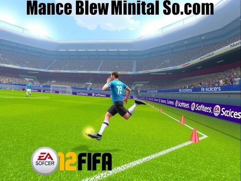 FIFA Soccer 12 PPSSPP gameplay screenshot showing intense football match