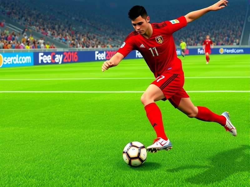 FIFA World Cup Trophy Shining Under Lights