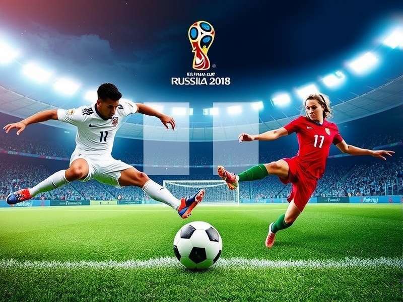 FIFA World Cup Stadium filled with fans during a match