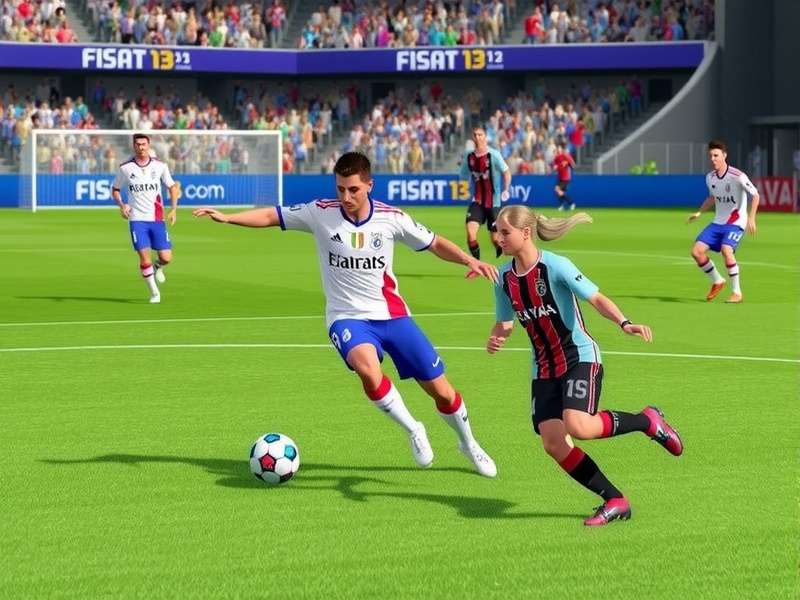 FIFA Soccer 13 Game Cover and Gameplay Screenshot