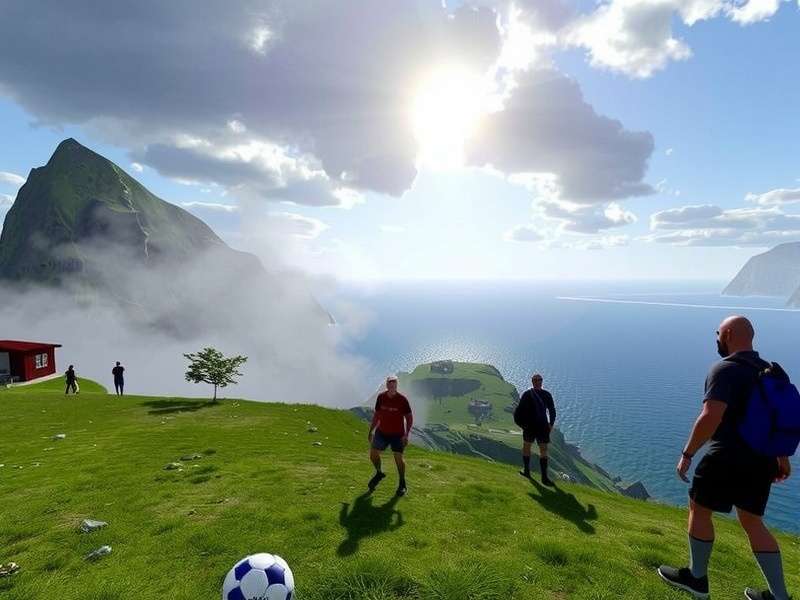 A vibrant digital illustration of a FIFA Ultimate Team squad building screen