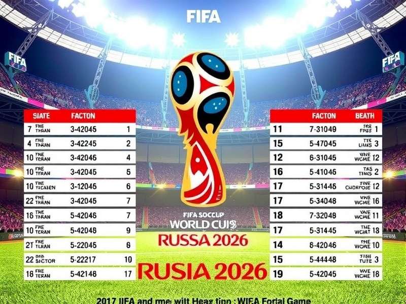 FIFA World Cup 2026 Schedule Visual Timeline