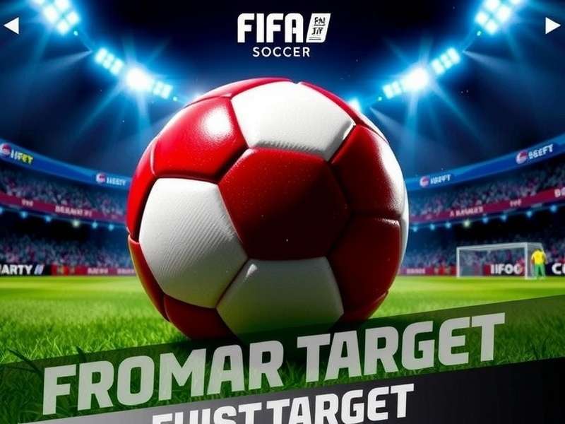 FIFA Soccer Ball from Target — official match ball displayed on green pitch with Indian flag colors in background