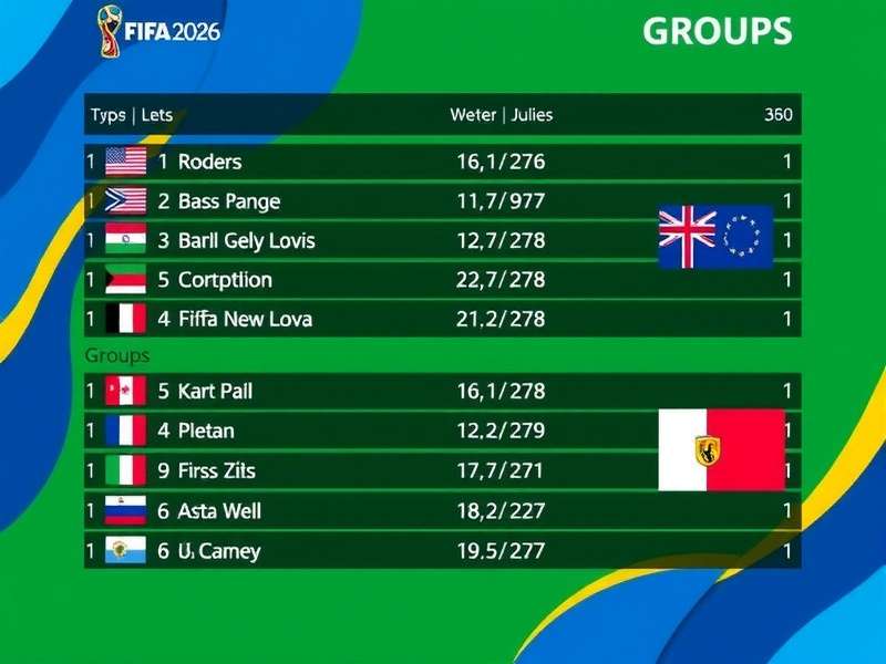 FIFA Soccer World Cup 2026 Groups — official tournament preview and group stage breakdown