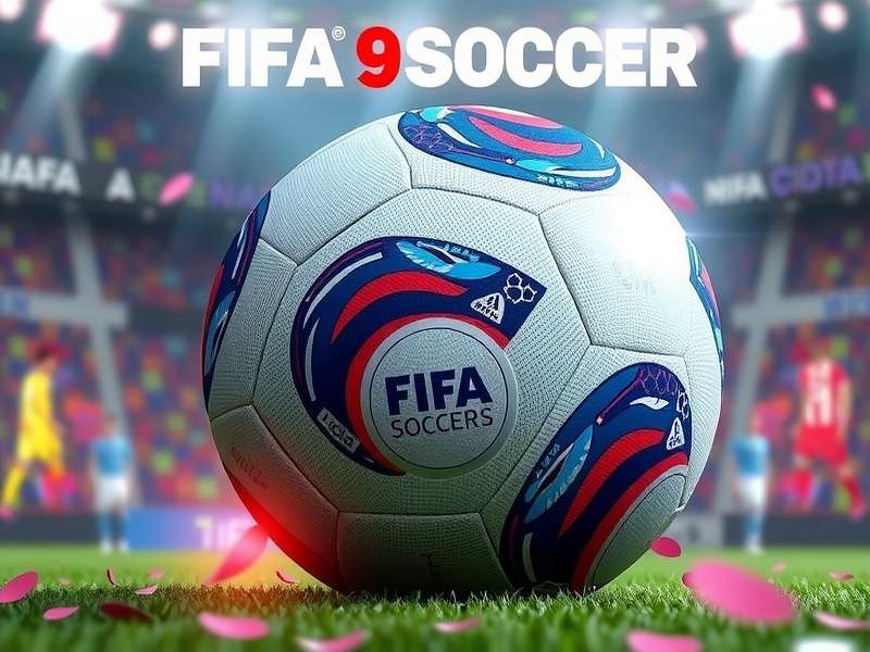 Official Fifa Soccer Ball – Perfect match ball on green field