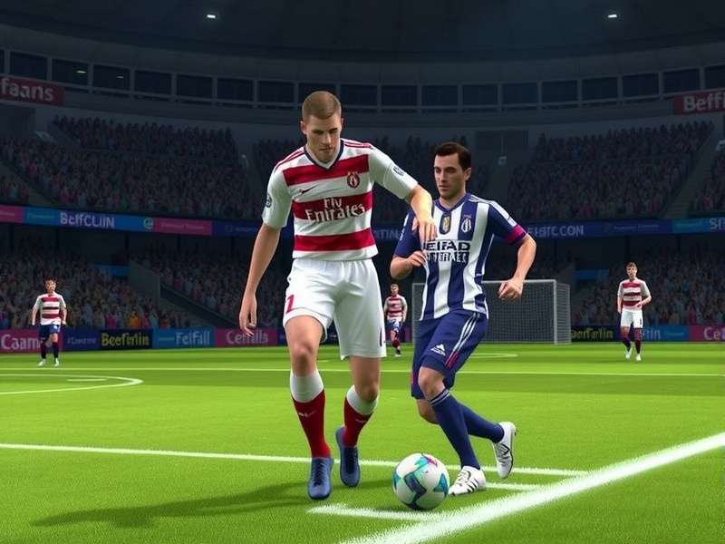FIFA Soccer PSP gameplay action shot with Indian stadium atmosphere