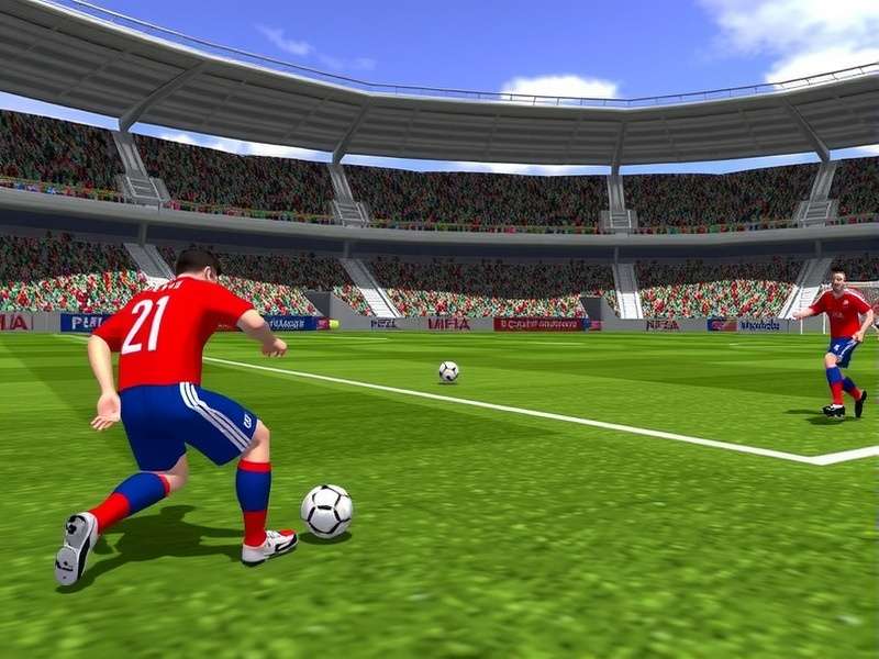 Fifa Soccer 2003 – legendary football video game cover art with dynamic action